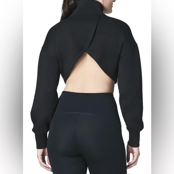 SPANX Brushed AE Bolero - Very Black - Women’s Small NWT - Picture 2 of 10